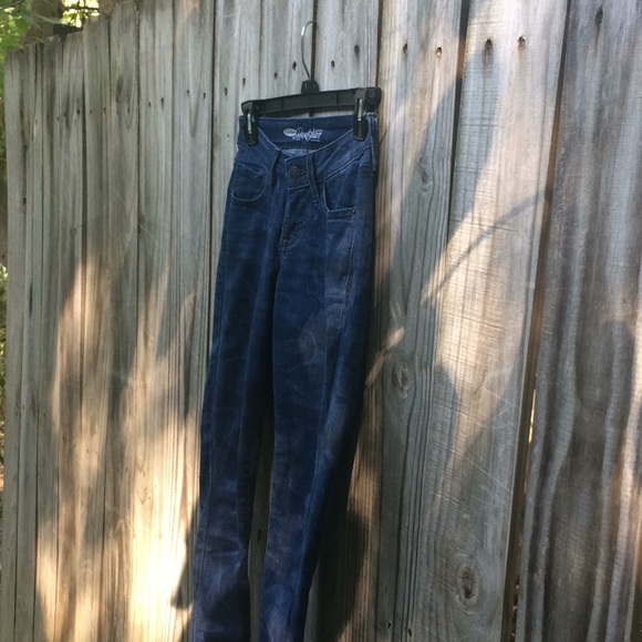 blue Camo Rockstar Pants - Picture 3 of 6